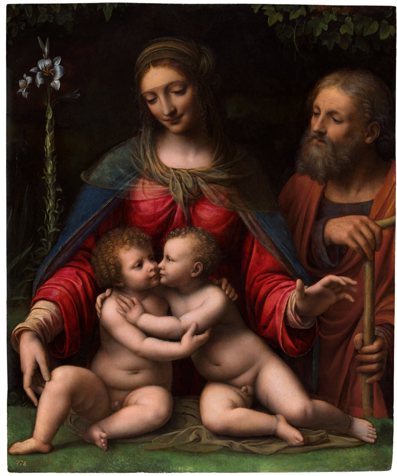 Den hellige familie - Bernardino Luini