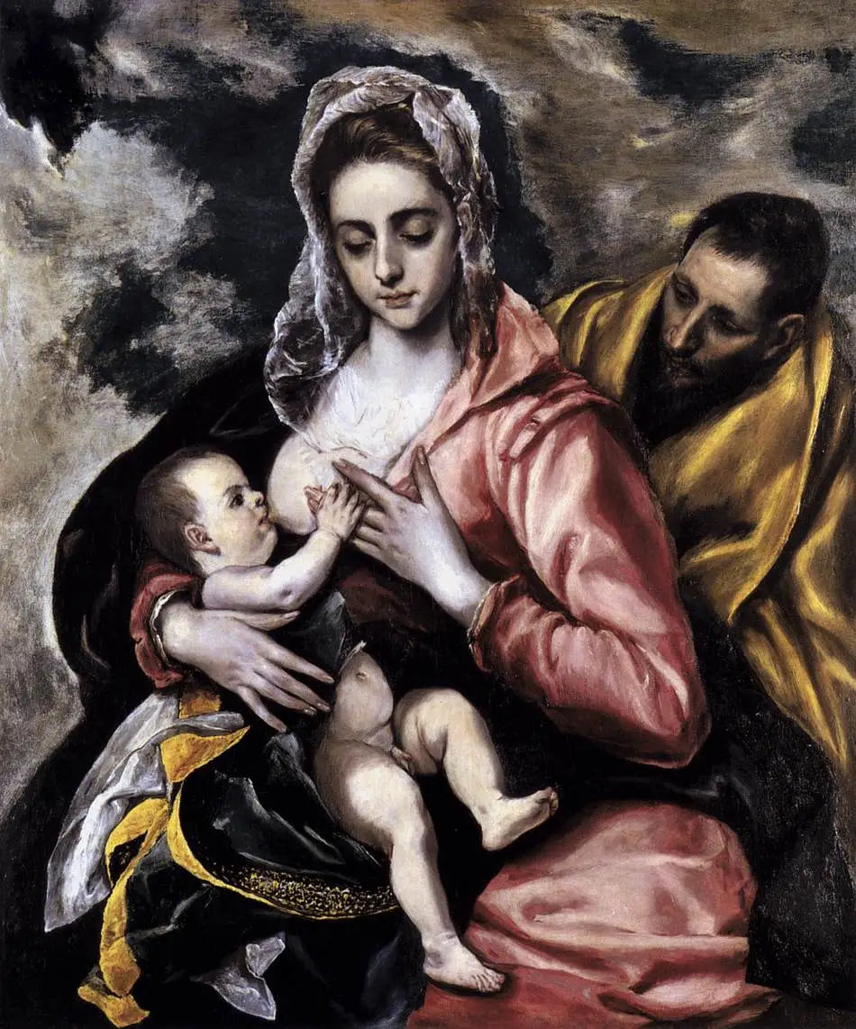La Sainte Famille. - El Greco image 1 reproduction artisanale de tableau