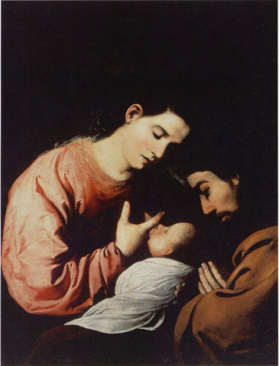 La Sainte Famille - Francisco de Zurbarán - Alpha Reproduction