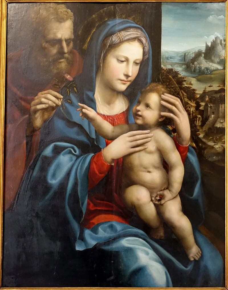Den hellige familie - Il Sodoma (Giovanni Antonio Bazzi)