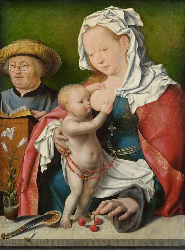 Den hellige familie - Joos van Cleve