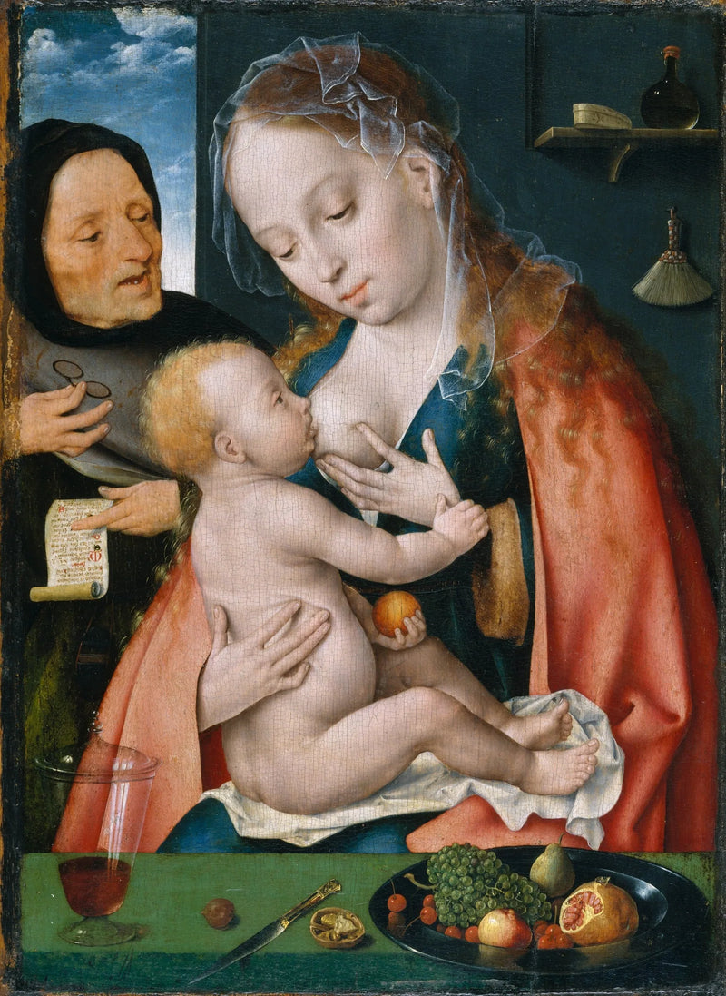 Den hellige familie - Joos van Cleve