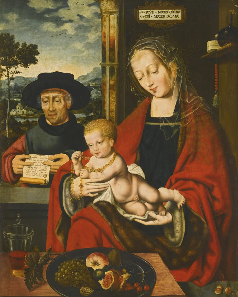 Den hellige familie - Joos van Cleve