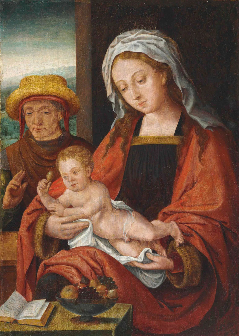 Den hellige familie - Joos van Cleve