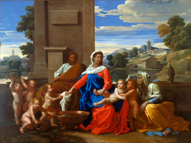 Den hellige familie - Nicolas Poussin