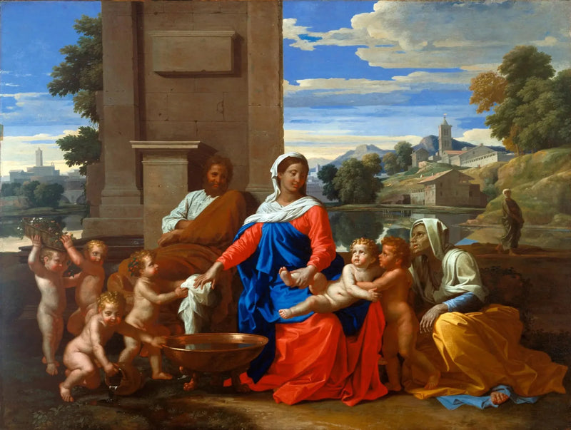 Den hellige familie - Nicolas Poussin