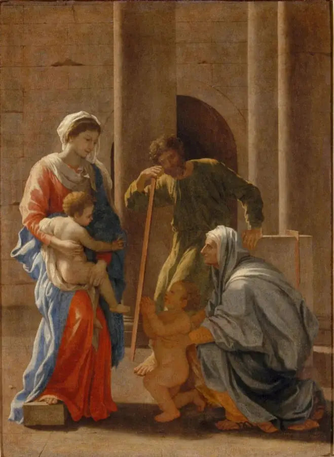 Den hellige familie - Nicolas Poussin