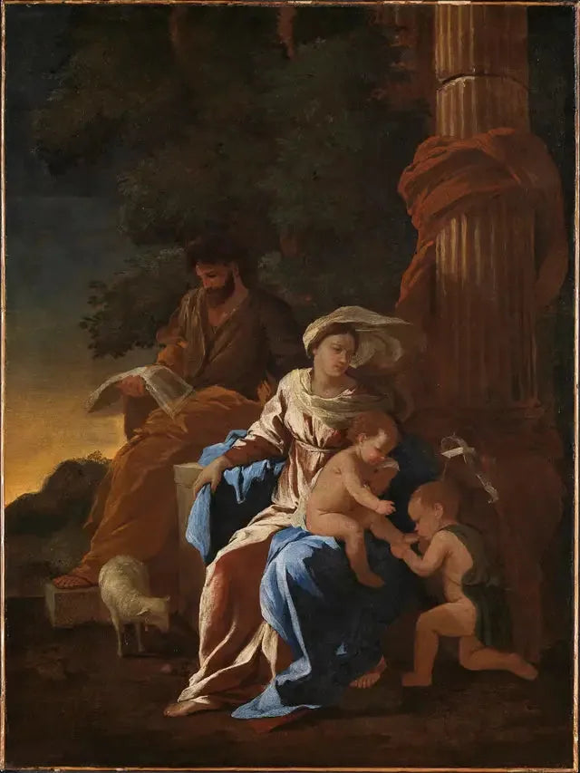 Den hellige familie - Nicolas Poussin