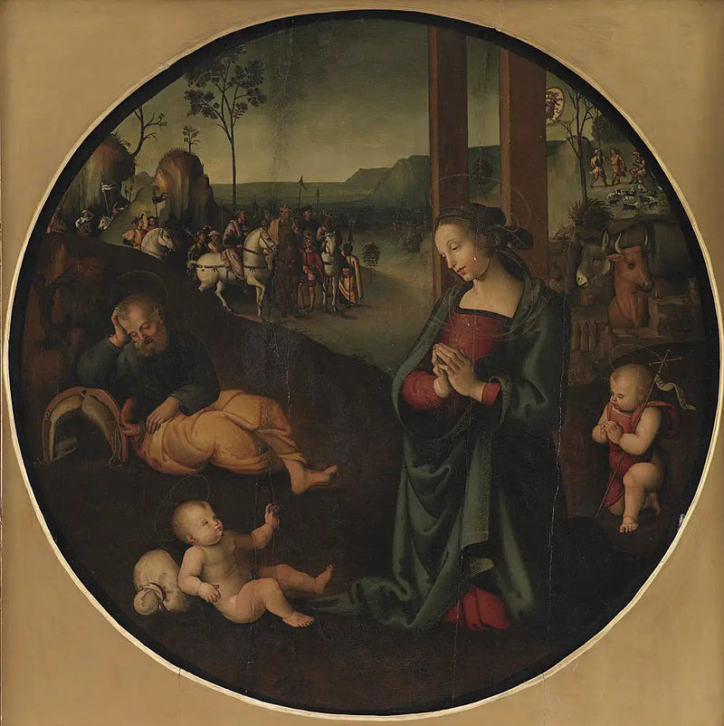 Den hellige familie - Pietro Perugino