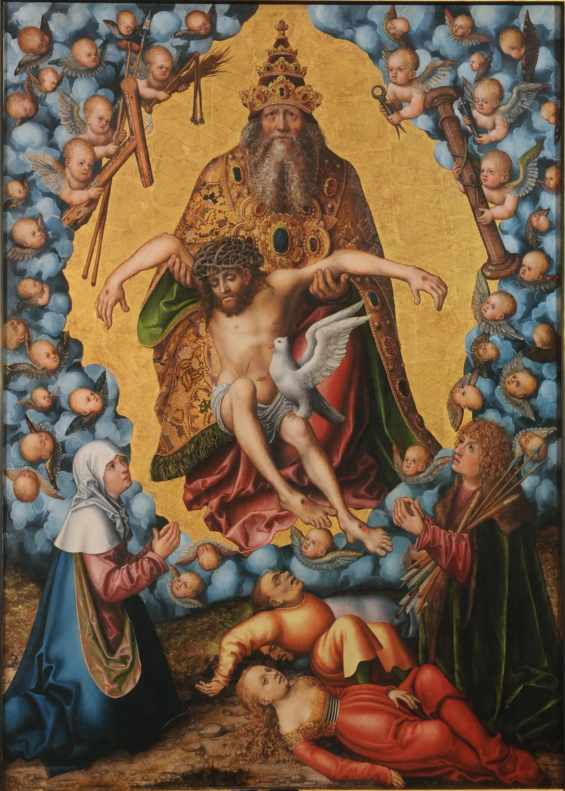Den hellige treenighet - Lucas Cranach den eldre