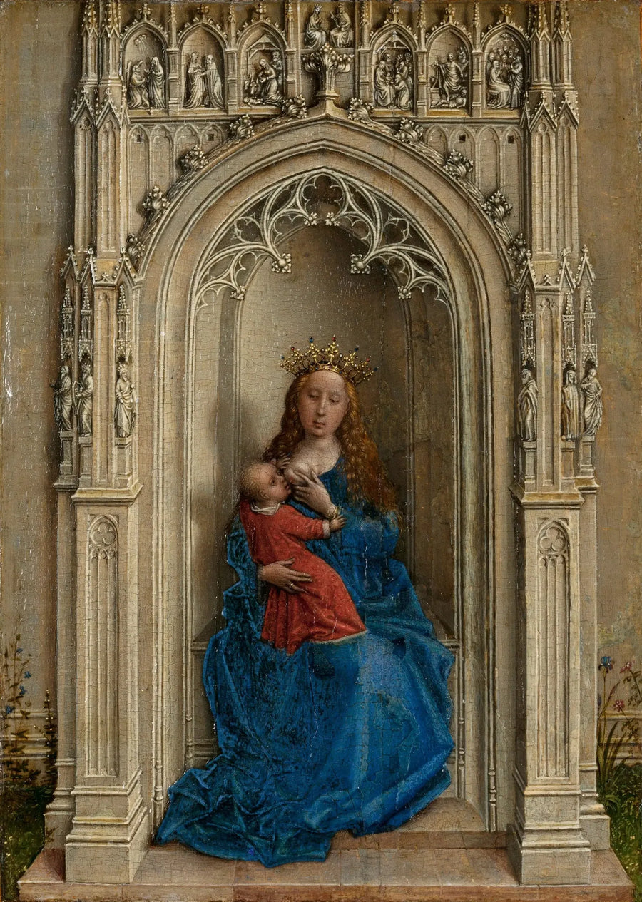 Den hellige jomfru med barn Jesus. - Rogier van der Weyden