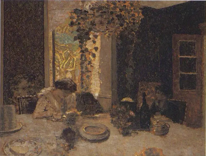 Spisestuen ved La Naz - Édouard Vuillard