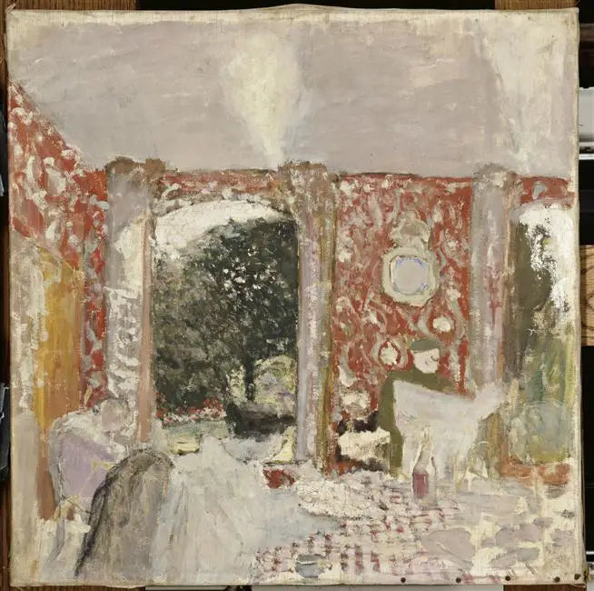 Den røde spisestuen - Édouard Vuillard