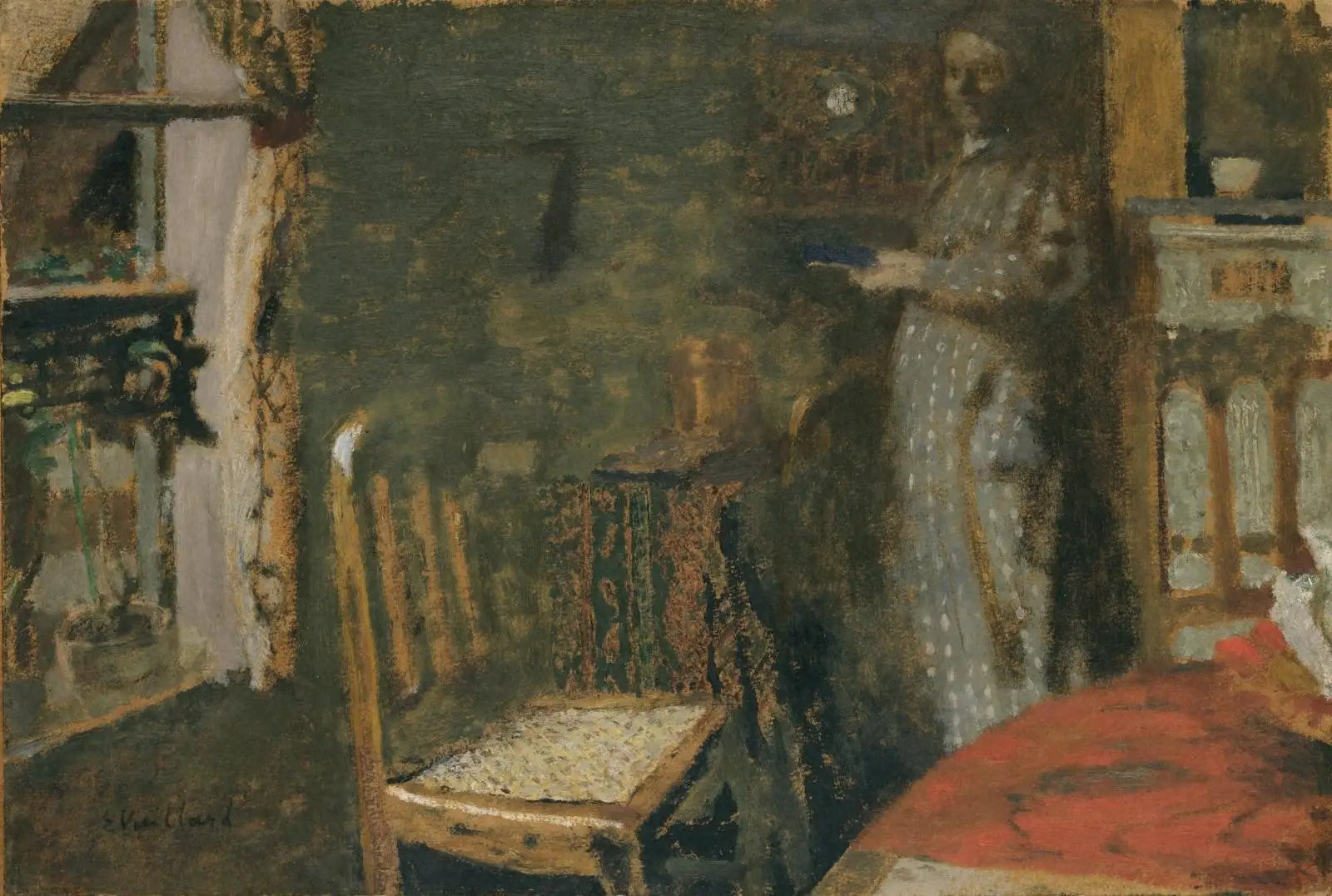 La salle à manger rue des Batignolles - Édouard Vuillard - Alpha Reproduction