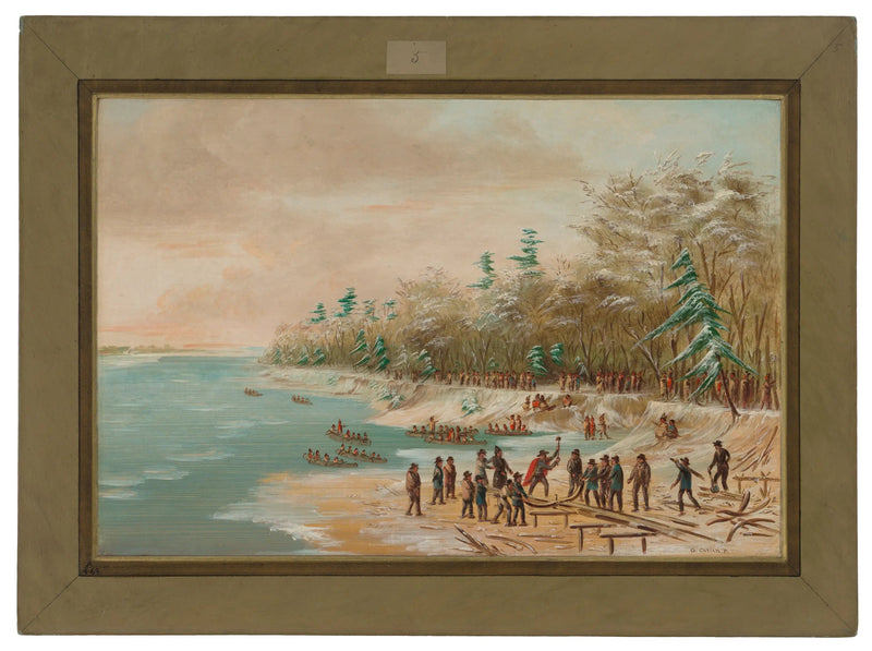 La Salle skjøt den første låsen for Griffon. 26. januar 1679 - George Catlin

Source:
La Salle enfonça le premier verrou pour le Griffon. 26 janvier 1679 - George Catlin
