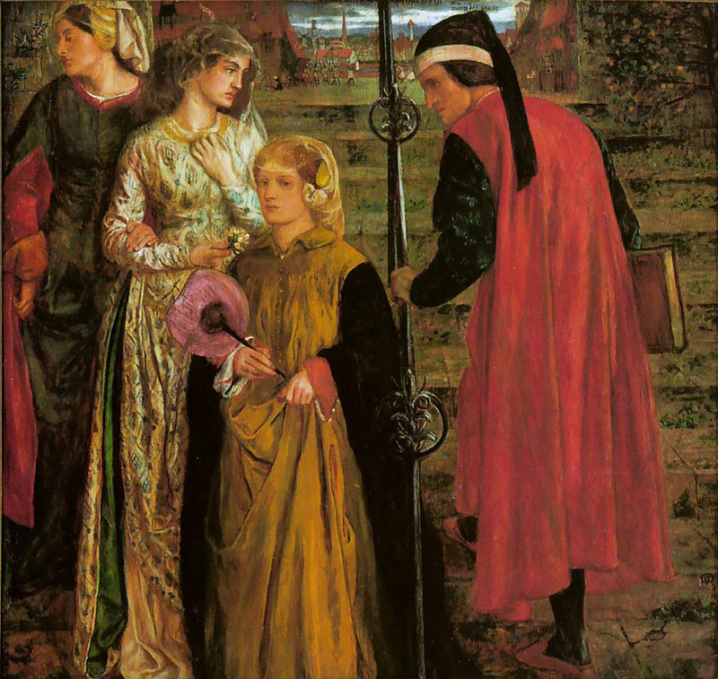 Hilsen fra Béatrice - Dante Gabriel Rossetti