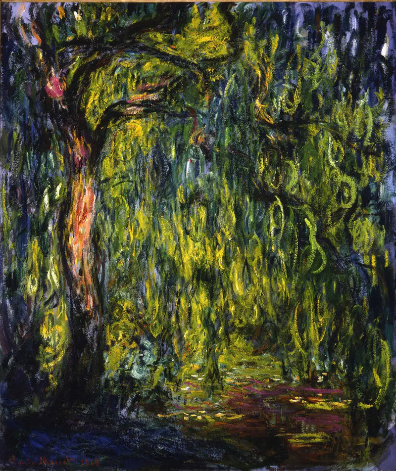 Den gråtende pil - Claude Monet