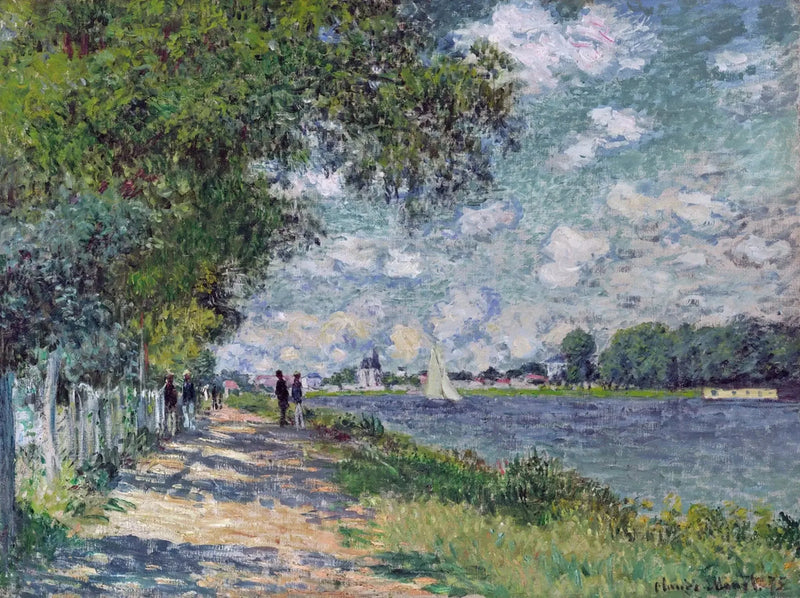 Seinen i Argenteuil - Claude Monet