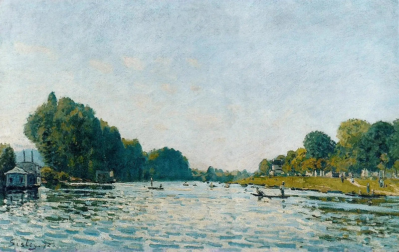Seinen i Bougival - Alfred Sisley
