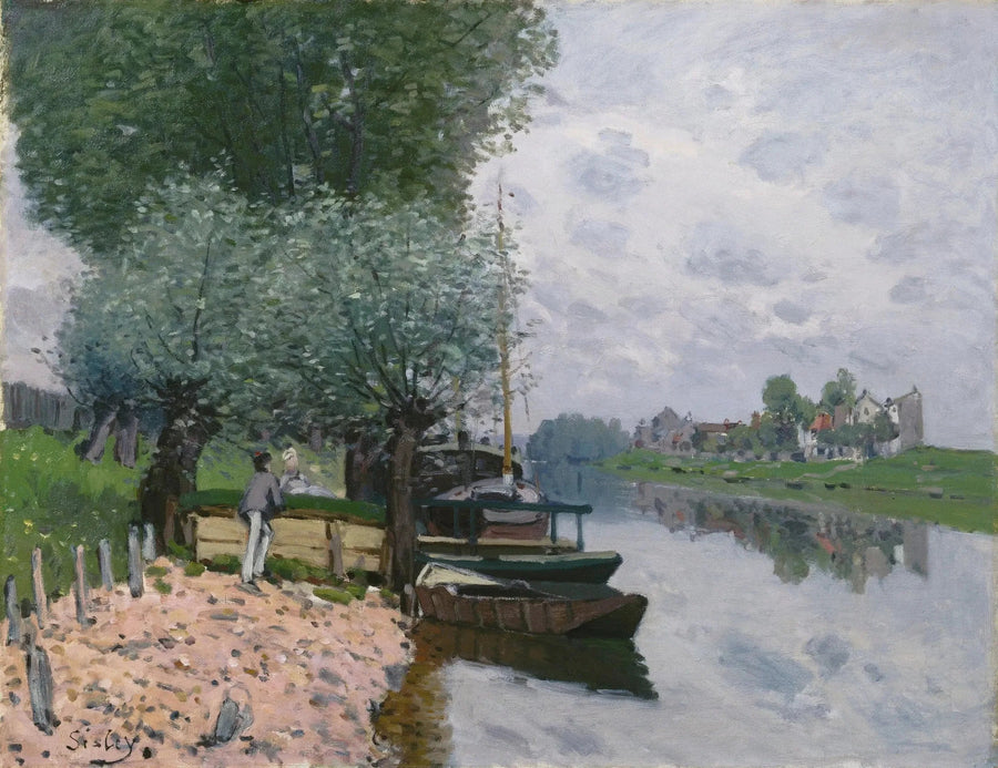 Seinen i Bougival - Alfred Sisley