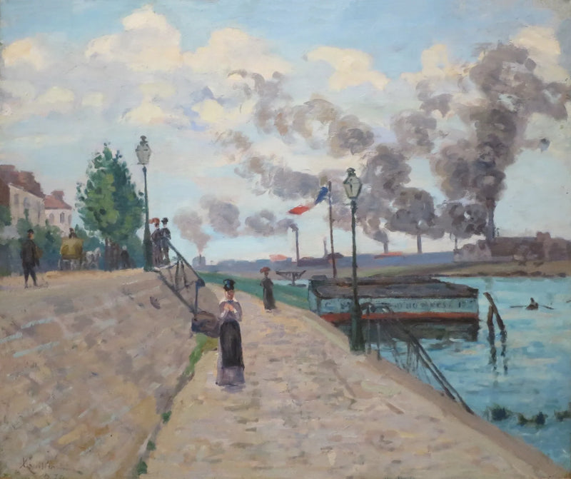 Seinen ved Charenton - Armand Guillaumin