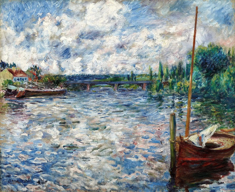 Seinen ved Chatou - Pierre-Auguste Renoir