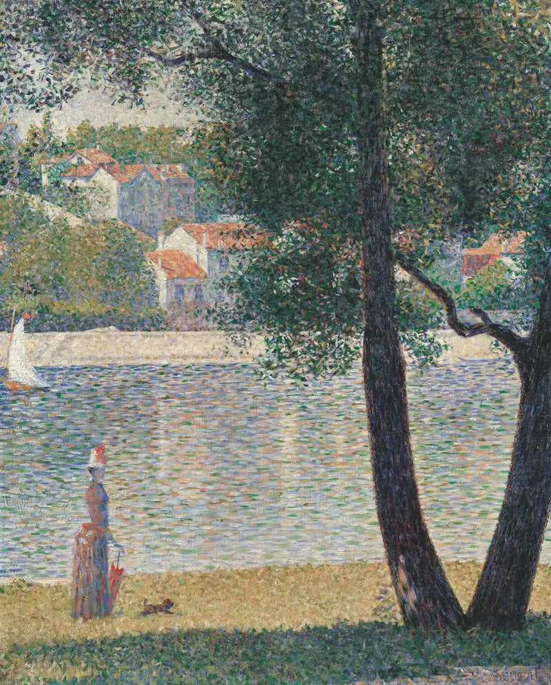 Seinen i Courbevoie - Georges Seurat