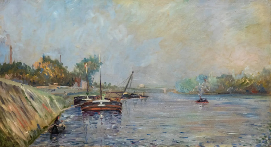 Seinen i Courbevoie - Paul Signac