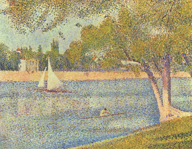 Seinen ved La Grande Jatte - Vår - Georges Seurat