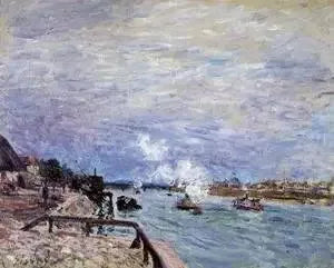 Seinen ved Grenelle - Alfred Sisley
