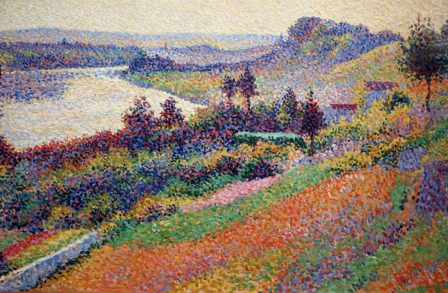 Seinen i Herblay - Maximilien Luce