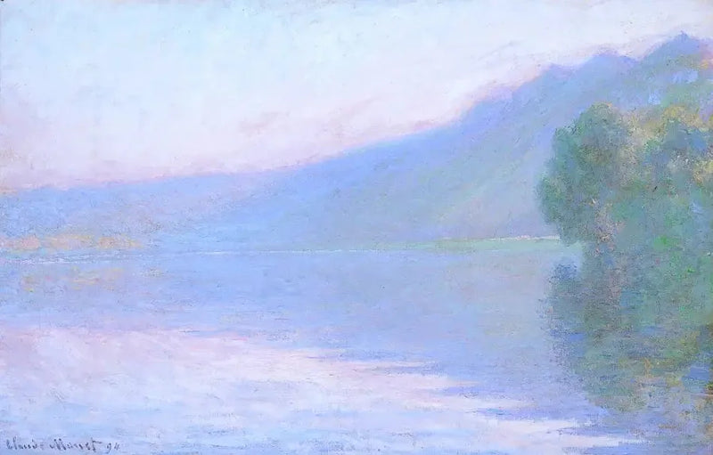 Seinen ved Port-Villez - Claude Monet