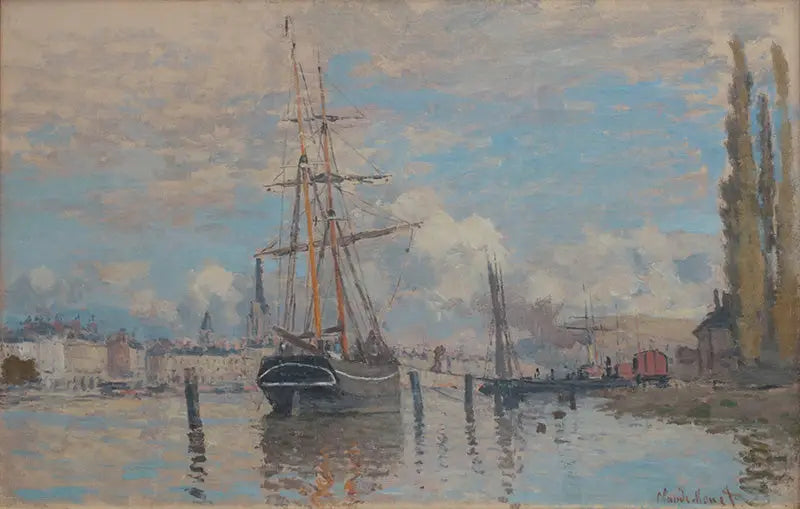 Seinen i Rouen - Claude Monet