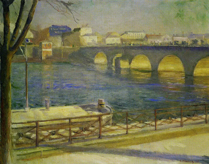Seinen ved Saint-Cloud - Edvard Munch