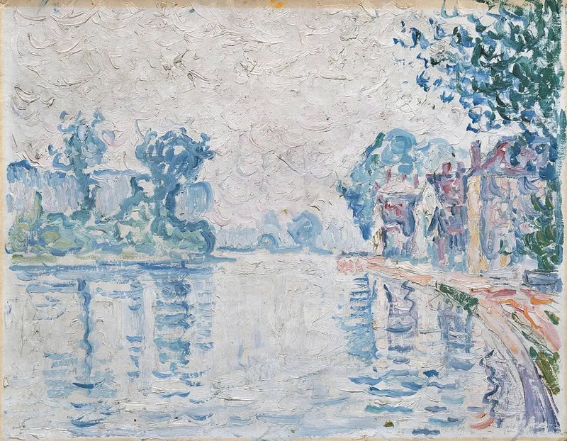 Seinen ved Samois - Paul Signac