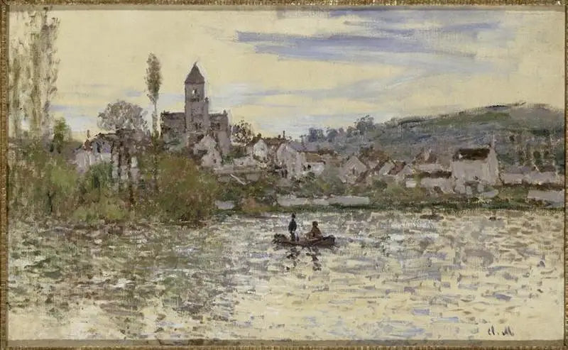 Reproduction du tableau « La Seine à Vétheuil - Claude Monet » par Alpha Reproduction en peinture à l’huile