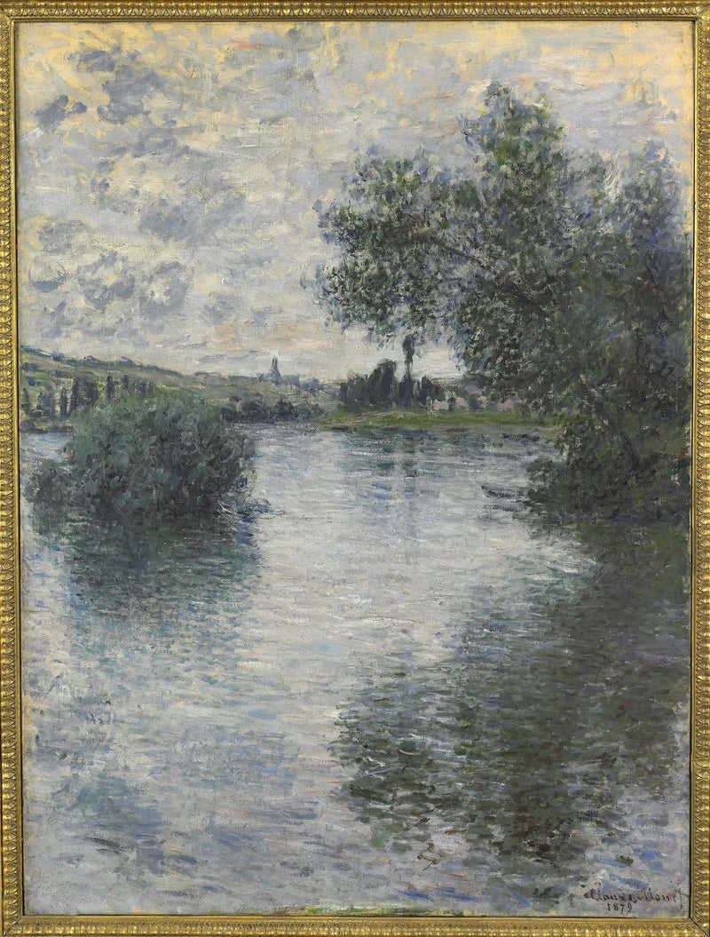 Seinen ved Vétheuil - Claude Monet