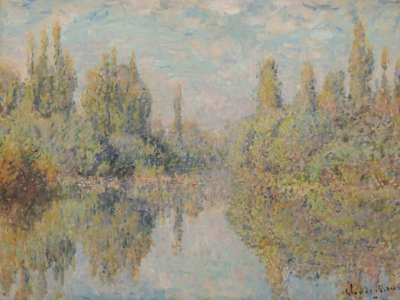Seinen i Vetheuil - Claude Monet