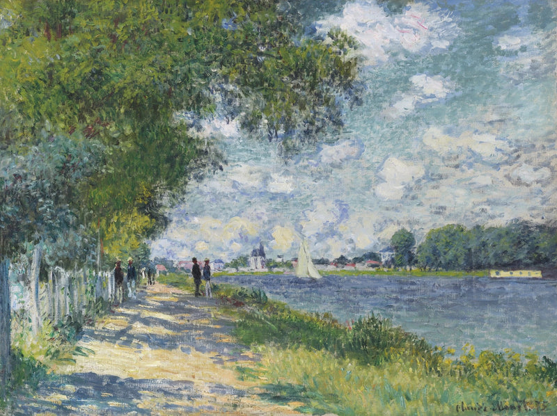 Seinen på Argenteuil W373 - Claude Monet