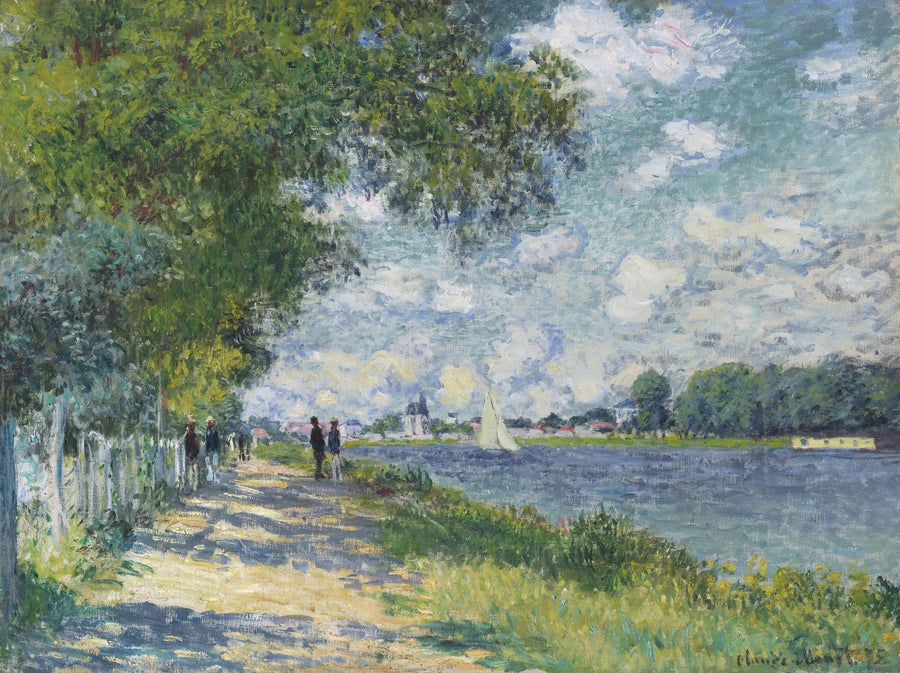 Seinen på Argenteuil W373 - Claude Monet