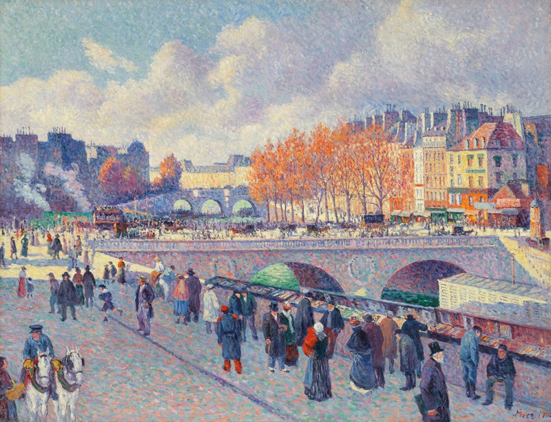 Seinen ved Saint-Michel-broen - Maximilien Luce