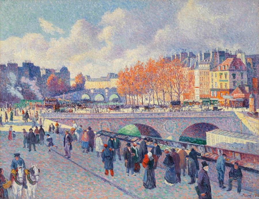 Seinen ved Saint-Michel-broen - Maximilien Luce
