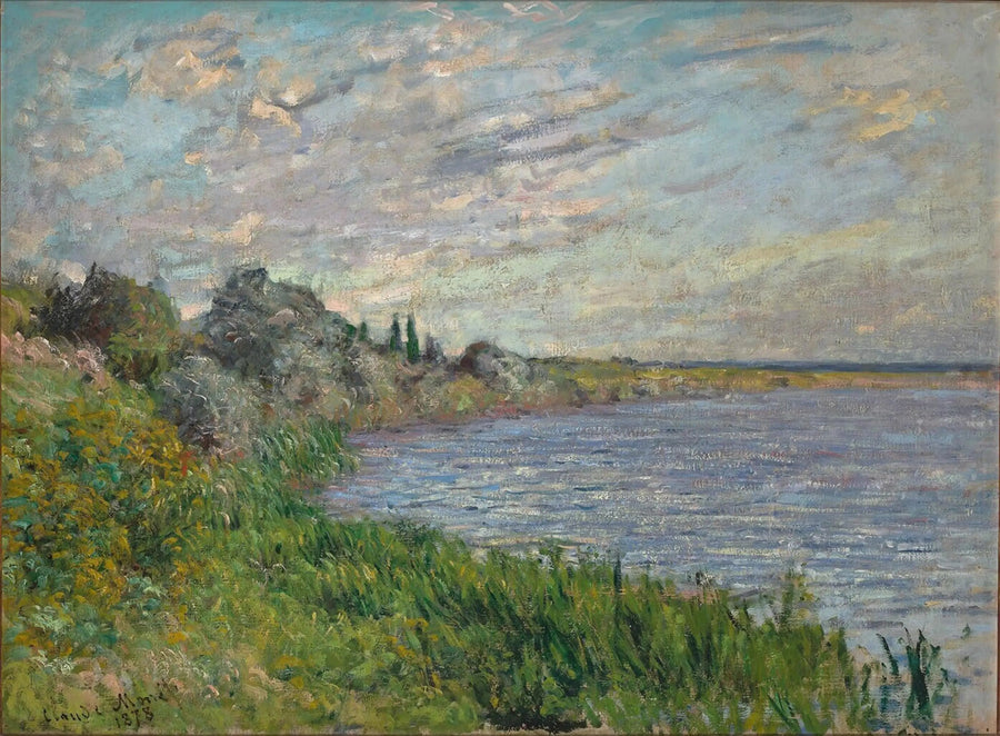 Seinen nær Vétheuil - Claude Monet