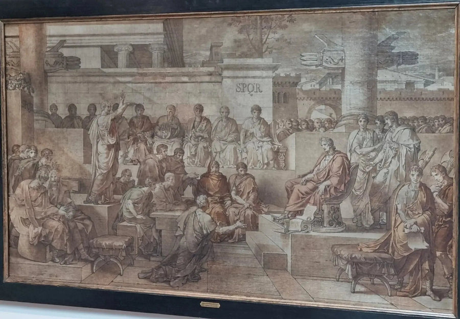 Ligarius' setning - Charles Meynier

Source:
La sentence de Ligarius - Charles Meynier
