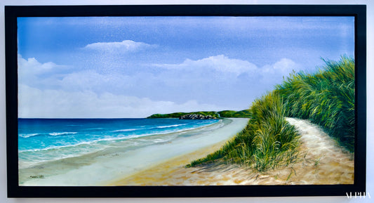 The Calm at the Beach - Varisara | 120 x 60 cm Reproductions de tableaux à la peinture à l’huile