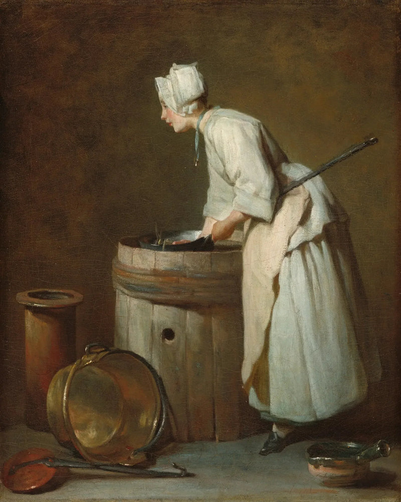 Kjøkkentrolley - Jean Siméon Chardin