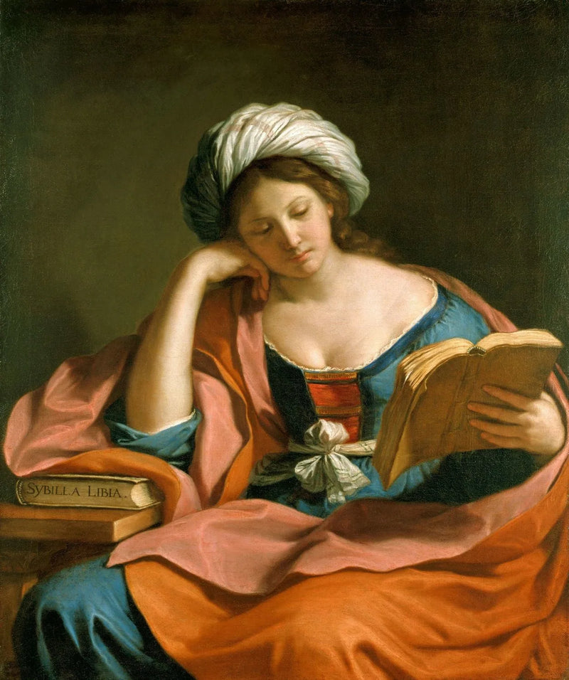 Den libyske Sibylle - Guercino