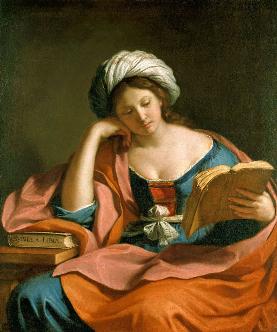 Den libyske Sibylle - Guercino