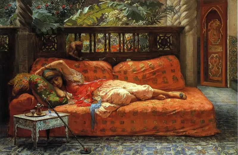 La Sieste (Ettermiddag i drøm) - Frederick Arthur Bridgman

Source:
La Sieste (Après-midi en rêve) - Frederick Arthur Bridgman