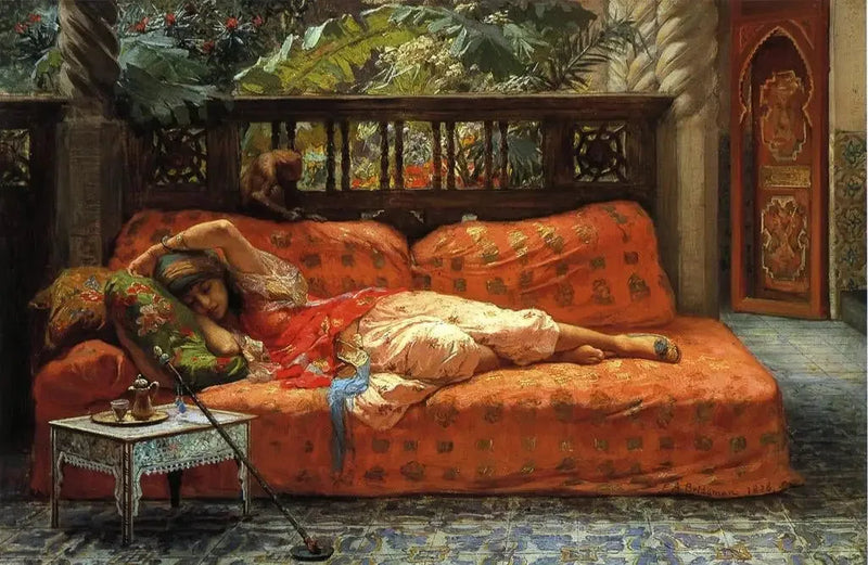 La Sieste (Ettermiddag i drøm) - Frederick Arthur Bridgman

Source:
La Sieste (Après-midi en rêve) - Frederick Arthur Bridgman